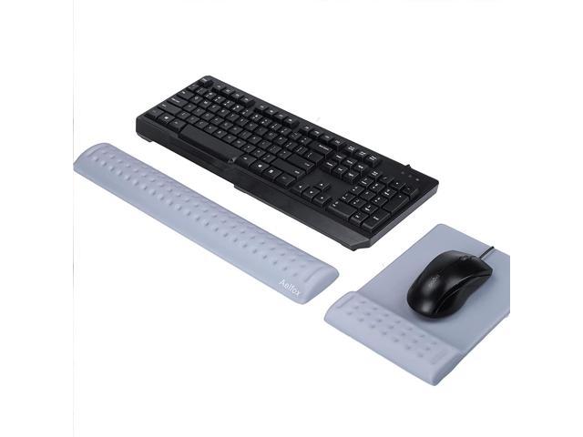 Ergonomic Keyboard Wrist Rest And Mouse Pad Wrist Support, Memory Foam Wrist Pad For For Office, Home Office, Laptop, Desktop Computer, Gaming.