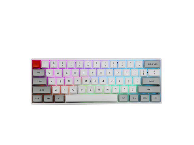 Skyloong Sk61 61 Keys 60% Hot Swappable Programmable Mechanical Gaming Wired Keyboard With Rgb Backlit, Nkro, Water-Resistant, Type-C Cable For.