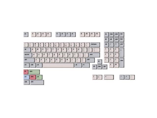 + Mito Xda Canvas Keycap Set For Full-Size Keyboards - Compatible With Cherry Mx Switches And Clones (1800 Layout 114-Key Kit)