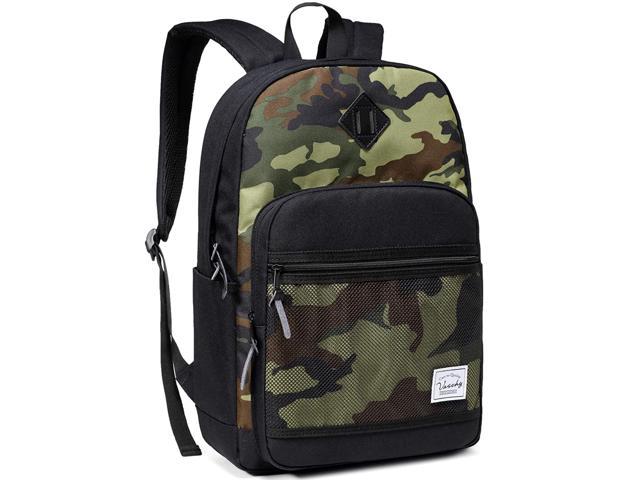 Laptop Backpack For Men, Water Resistant Lightweight 15.6Inch School Teacher Bag For Unisex Camo