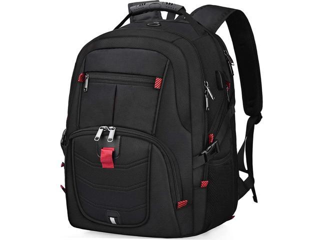 Laptop Backpack 17.3 Inch Large Travel Backpacks College School Backpacks Black