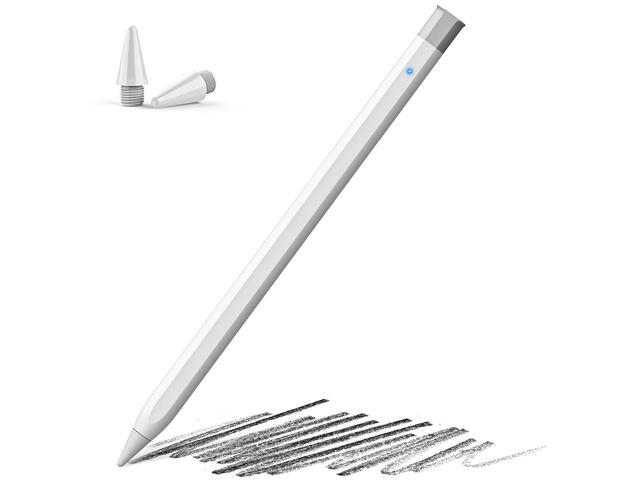 Stylus Pencil With Tilt & Palm Rejection, Compatible With Apple Ipad(2018-2021) 9/8/7/6Th, Pro 11, Pro 12.9 5/4/3Rd, Air 4/3Rd, Mini 6/5Th.