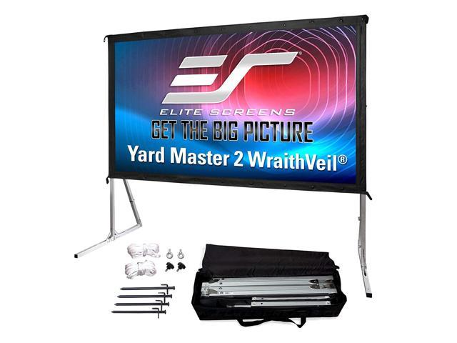 Elite Screens Yardmaster 2 Dual, 135-Inch 16:9, Front / Rear 4K Ultra Hd Ready Indoor / Outdoor Projector Screen Oms135H2-Dual