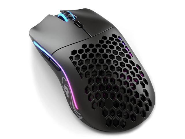 Black Gaming Mouse Wireless - Model O Minus Gaming Wireless Mouse - Rgb Mouse 65 G Ultralight Mouse - Wireless Honeycomb Mouse - Pc Mouse (Matte.