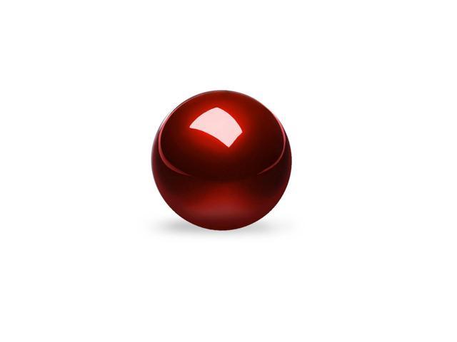 Peripro-304 Trackball, 2.17 Inch Large Replacement Ball For Periboard And Kensington Mouse, Glossy Red, 18033
