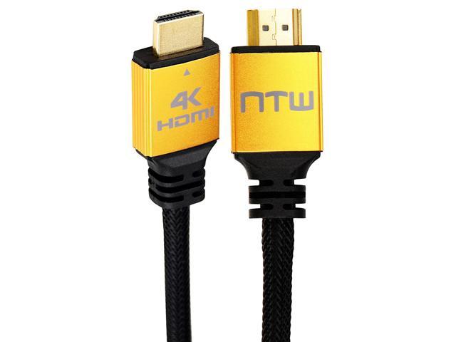 Ntw Nhdmi2P-006P 6-Feet Ultra Hd Pure Pro 4K High Speed Hdmi Cable Offers 4X The Clarity