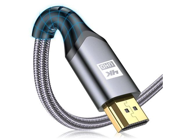 4K Hdmi Cable 26Ft, Upgraded Hdmi 2.0 Cable High Speed 18Gbps Nylon Hdmi Cord Supports 4K 60Hz,3D,Blu-Ray, Hdr, Uhd.