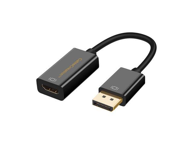 Active Dp To Hdmi, Male To Hdmi Female Adapter, Support 4K X 2K & 3D Audio/Video, (Eyefinity Multi-Screen), Black