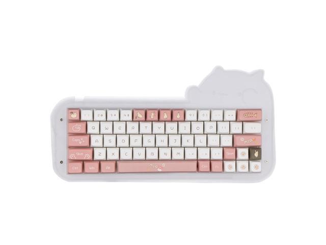Mia Cat 149 Keys Mda Profile Ansi/Iso Pbt Dye Sublimation Keycaps Set For Mechanical Gaming Keyboard, Compatible With Cherry Ga Kailh Otemu Mx.