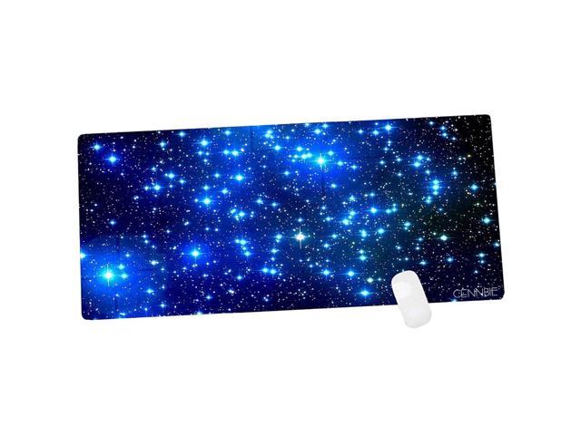 Galaxy Extra Large Xxl Gaming Mouse Pad Non-Slip Rubber Oblong Mousepad For Computer Desk Pad 35 X 15In