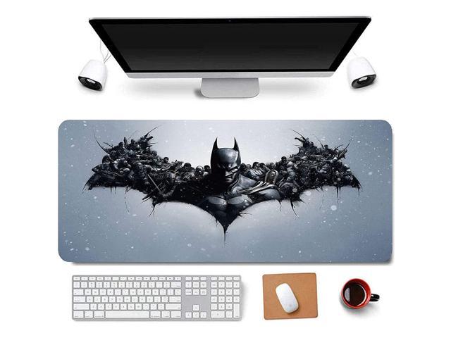 31.5X11.8 Inch Dark Knight Bat Xl Long Extended Large Gaming Mouse Pad With Stitched Edges Keyboard Mouse Mat Desk Pad