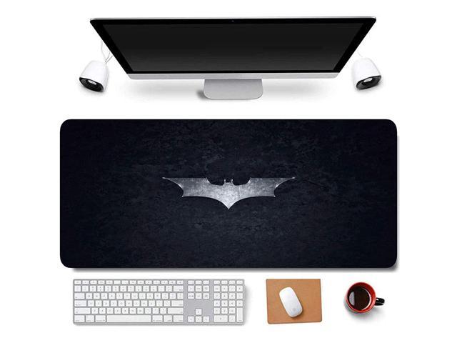 31.5X11.8 Inch Cool Black Bat Xl Long Extended Large Gaming Mouse Pad With Stitched Edges Keyboard Mouse Mat Desk Pad