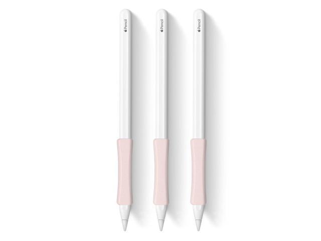 3 Pack Ipencil Grips Case Cover Ergonomic Silicone Sleeve Holder Compatible With Apple Pencil 2Nd Generation, Ipad Pro 11 12.9 Inch 2018, Pink