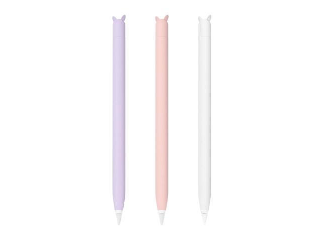 3 Pack Soft Sleeve Apple Pencil Case For Apple Pencil 1St Generation, Cute Silicone Skin Cover Accessories Compatible With Ipad Pro.
