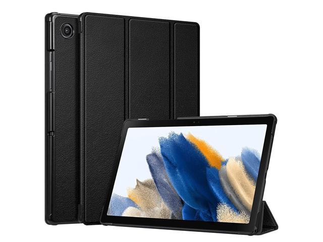 Slim Case For Samsung Galaxy Tab A8 10.5 Inch 2022 Model (Sm-X200/X205/X207), Ultra Thin Lightweight Hard Back Shell Tri-Fold Stand Cover With Auto.