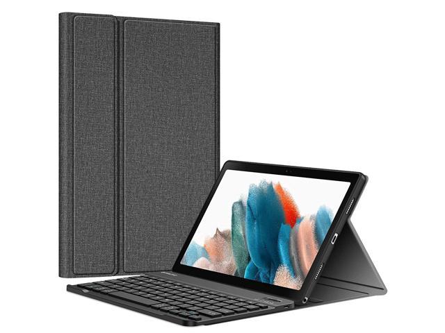 Keyboard Case For Samsung Galaxy Tab A8 10.5 Inch 2021 Model (Sm-X200/X205/X207), Soft Tpu Back Protective Cover With Magnetically Detachable.