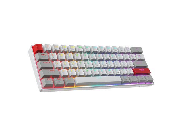 Gm610 Mechanical Gaming Keyboard,60% Rgb Hot Swappable Backlit Light Up Keyboard, Programmable Pc Gaming Keyboard With Extra Keycap Set, Wired.