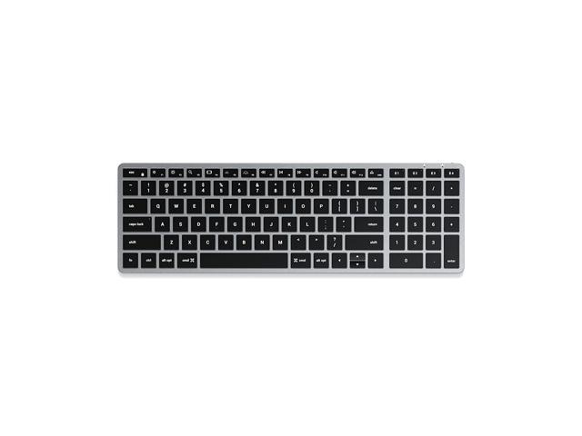 Slim X2 Bluetooth Backlit Keyboard With Numeric Keypad Illuminated Keys & Multi-Device Sync Compatible With 2021 Imac, 2020 Macbook Pro, 2021.