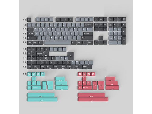 188 Keys Double Shot Keycaps Cherry Profile Modern Dolch Keycaps Set Fit For 61/64/87/104/108 Cherry Mx Switches Ansi Iso Mechanical Keyboard