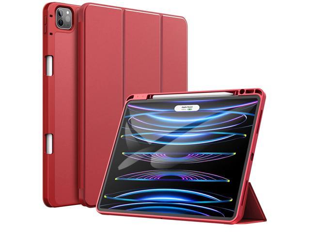 Case For Ipad Pro 12.9-Inch (6Th/5Th Generation, 2022/2021 Model) With Pencil Holder, Support 2Nd Pencil Charging, Slim Tablet Cover With Soft Tpu.