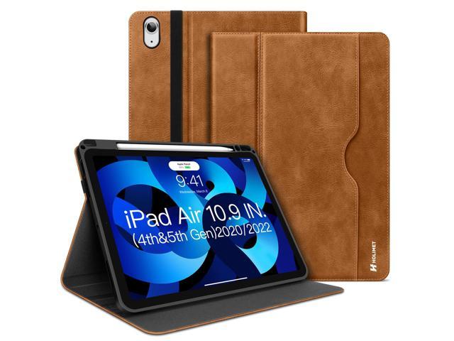 Case For Ipad Air 4Th & 5Th Generation 10.9 Inch 2022/2020 With Pencil Holder Soft Back Shockproof Protective Ipad Air 10.9' 4 & 5 Gen Case Auto.