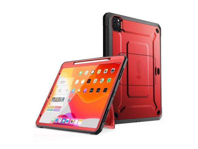 Ub Pro Series Case For Ipad Pro 12.9 Inch 2020 Release, Support Apple Pencil Charging With Built-In Screen Protector Full-Body Rugged Kickstand.