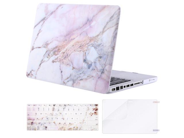 Compatible With Macbook Pro 13 Inch Case With Cd-Rom (Model: A1278, Old Version Release 2012-2008), Plastic Pattern Hard Shell Case & Keyboard.
