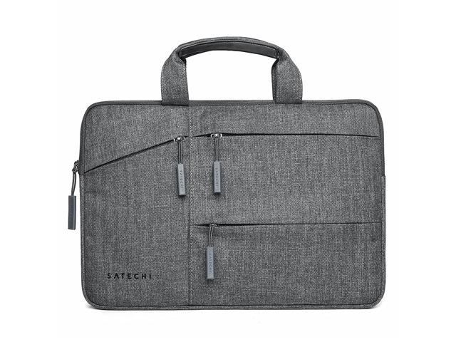 Water-Resistant Laptop Bag Carrying Case With Pockets - Compatible With 2020/2019/2018/2017/2016 Macbook Pro, 2018 Macbook Air, Surface Pro 4.