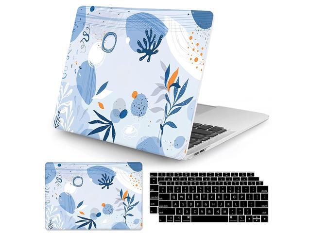 Compatible With Macbook Air 13 Inch Case 2020 2019 2018 Release A1932 A2179 M1 A2337 Touch Id, Plastic Hard Shell Case With Keyboard Cover, Plant