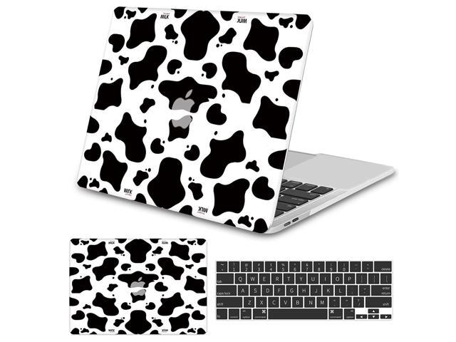 Compatible With Macbook Pro 13 Inch Laptop Case 2020 Release M1 A2338/A2251/ A2289 Touch Id Protective Plastic Hard Shell Case & Keyboard Cover, Cow.