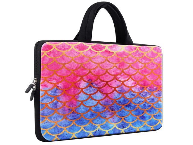 Icolor Universal 11.6' 12' 12.1' 12.2' 12.5' Inch Laptop Notebook Netbook Computer Tablet Pc Soft Neoprene Sleeve Bag Pouch Holder Protector (Mermaid)