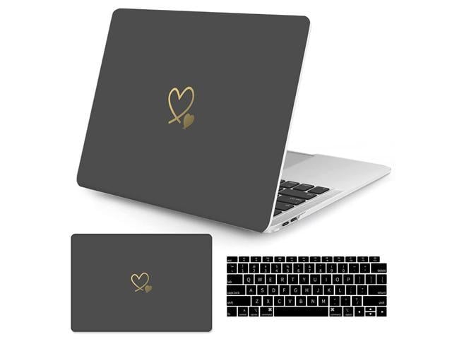 Compatible With Macbook Air 13 Inch Laptop Case 2020 2019 2018 Released A1932 A2179 M1A2337, Plastic Hard Shell Protective Case & 1 Pack Keyboard.
