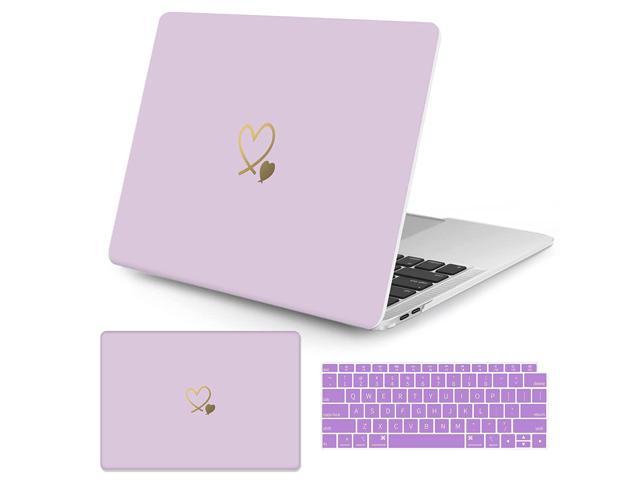 Compatible With Macbook Air 13 Inch Laptop Case 2020 2019 2018 Released A2179 M1 A2337, Plastic Hard Shell Protective Case & 1 Pack Keyboard.