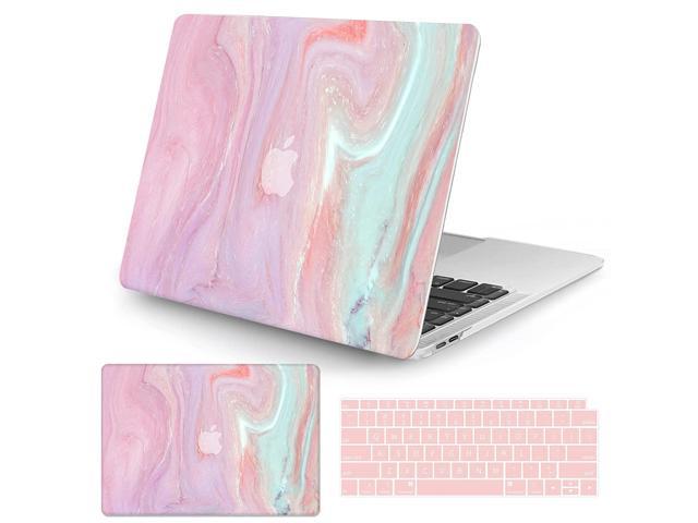 Compatible With Macbook Air 13 Inch Laptop Case 2020 2019 2018 Release A2337 M1/A2179/A1932, Marble Pattern Case With Keyboard Cover Skin For.