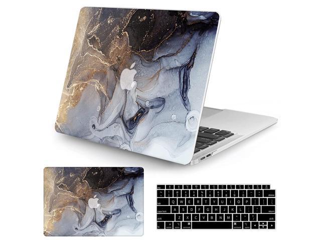 Compatible With Macbook Air 13 Inch Laptop Case 2020 2019 2018 Release A2337 M1/A2179/A1932, Colorful Marble Case With Keyboard Cover Skin For.