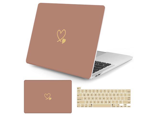 Compatible With Macbook M2 Pro 13 Inch Case 2020 2019 2018 2017 Release M1 A2338/A2289/A2251/A2159/A1989/A1706/A1708, Cute Heart Plastic Hard Shell.