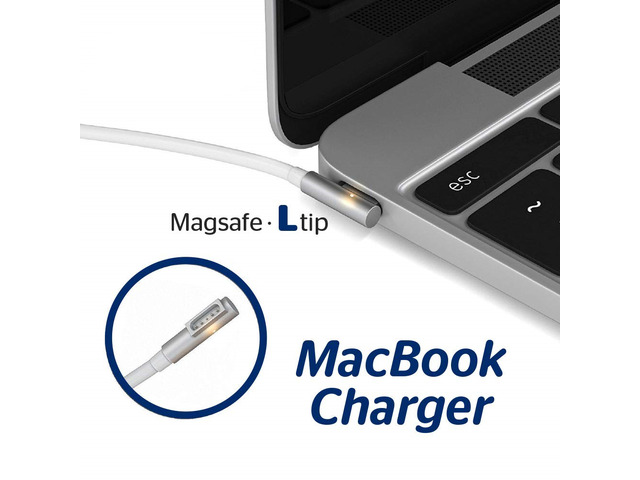 Compatible Mac Book Air Charger, 45W AC Adapter with Magsafe 1 L-Tip Magnetic Connector for A1237 A1244 A1304 A1369 A1370 A1374 A1377 11 13...