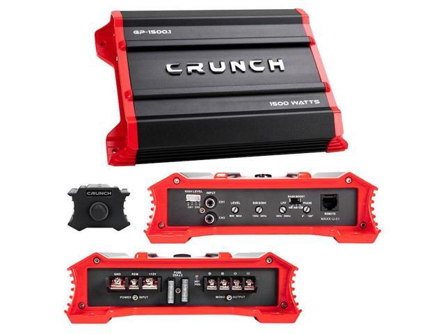 Crunch Ground Pounder 1 x 750 @ 4 Ohms 1 x 7500 @ 2 Ohms N/A @ 1 Ohms Class A/B