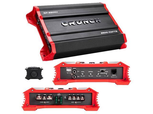 Crunch Ground Pounder 1 x 1250 @ 4 Ohms 1 x 2500 @ 2 Ohms N/A @ 1 Ohms Class A/B