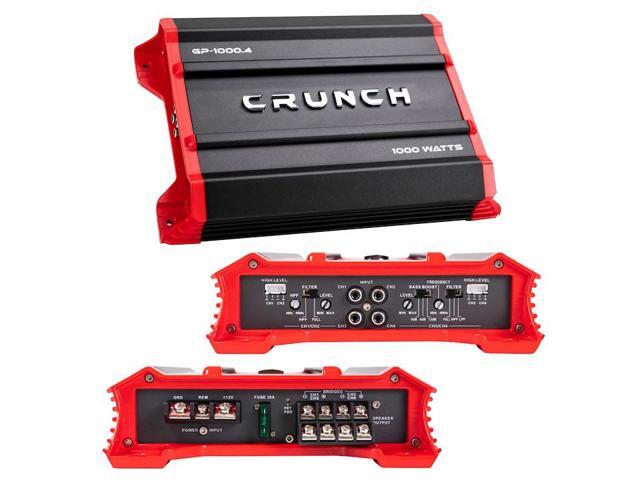 Crunch Ground Pounder 4 x 125 @ 4 Ohms 4 x 250 @ 2 Ohms 2 x 500 Watts @ 4 Ohms Bridged