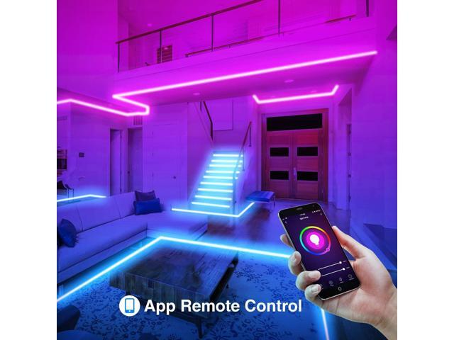 Gosund LED Strip Lights 33ft Smart Strip Lights with App Control, RGB LED Strip Lights, LED Strip Lights For Bedroom Works with Alexa and Google...