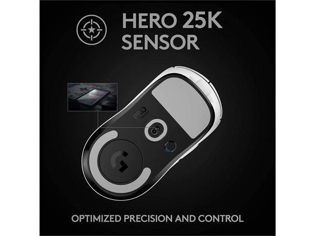 Logitech G PRO X Superlight Wireless Gaming Mouse, Ultra-Lightweight, Hero 25K Sensor, 25,600 DPI, 5 Programmable Buttons, Long Battery Life,...