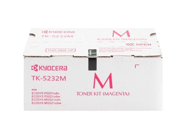 Magenta Toner Cartridge for Kyocera TK-5232M ECOSYS M5521cdw, ECOSYS P5021cdw, Genuine Kyocera Brand