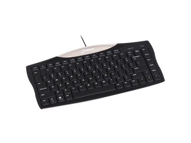 Evoluent Essentials Full Featured Compact Wired Keyboard Black (3189879)