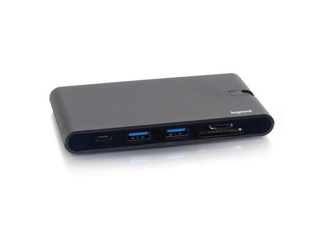 C2G USB C Docking Station with 4K HDMI, USB, Ethernet, VGA, and SD Card Reader - Power Delivery up to 100W - docking station - USB-C - VGA, HDMI - 1GbE - image 6