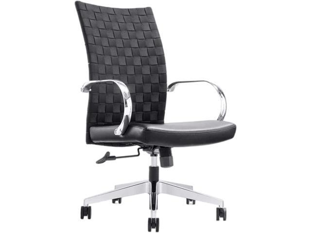 GM Seating Weeve Office Chair (2 Pack) - High Back Adjustable Swivel Desk Chair for Home or Office - Leather Executive Office Chair with Aluminum...