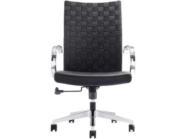GM Seating Weeve Office Chair (2 Pack) - High Back Adjustable Swivel Desk Chair for Home or Office - Leather Executive Office Chair with Aluminum...