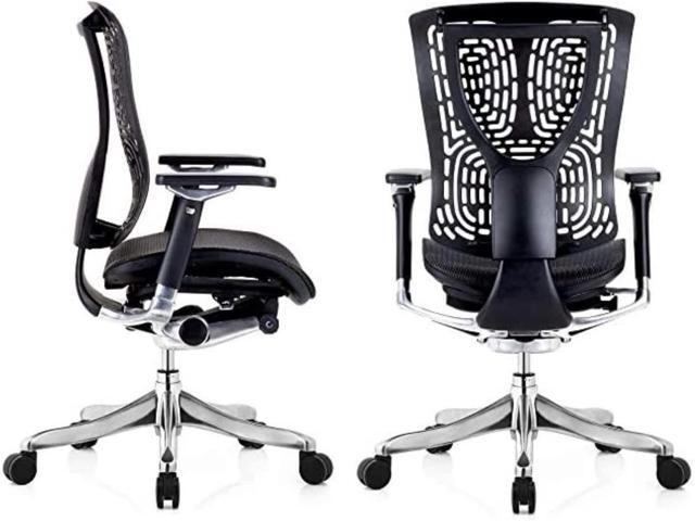 GM Seating Ergobilt High-Back Ergonomic Office Chair - Large Mesh Chair with Lumbar Support & Adjustable Armrest - Swivel Computer Desk Chair with...