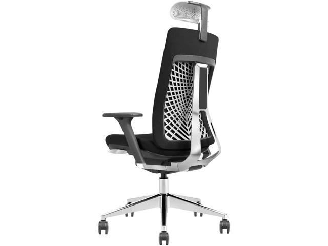 GM Seating X-Seven Task Chair - Ergonomic Office Chair with Lumber Support & Adjustable Headrest - 3D Armrest High Back Executive Desk Chair -...