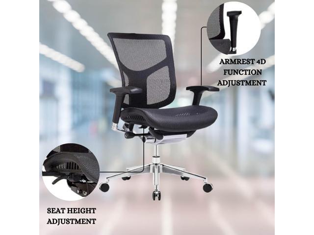 GM Seating Dreem XL Mesh Executive Chair - Swivel High Back Ergonomic Desk Chair for Office Drafting Reading and Relaxing with Seat Slider -...
